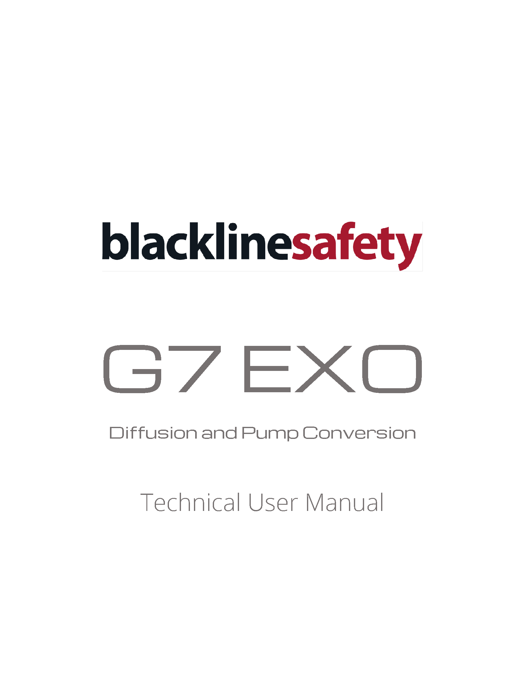 G7 EXO Pompa e Diffusione Conversione Manuale Tecnico d'Uso Copertina