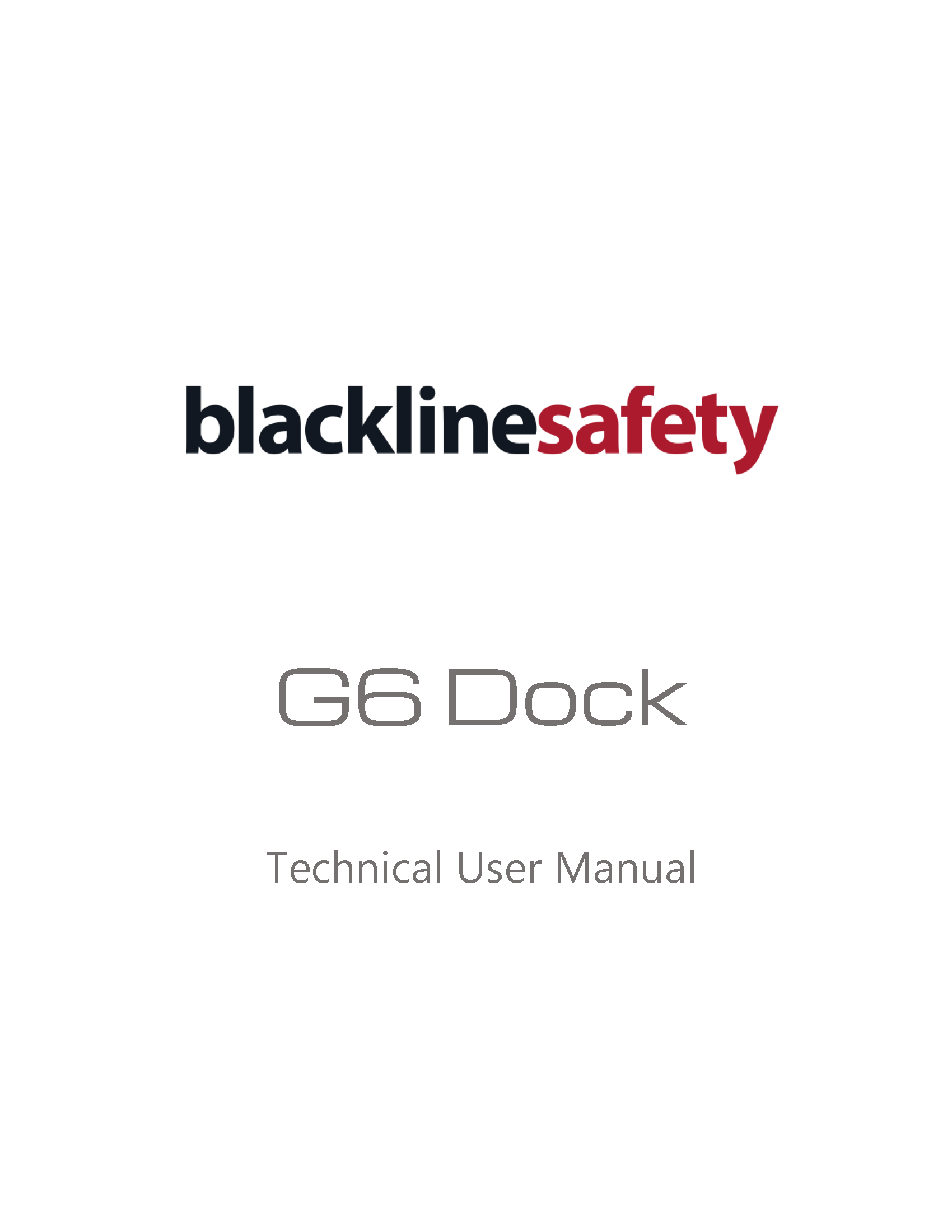Manuale tecnico per l'utente del dock G6_R1 - IT Copertina
